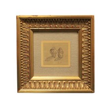 FELICE VELLAN (1889-1976) BOZZETTO PER TAVOLINO LACCATO NERO, 1942 TECNICA MISTA