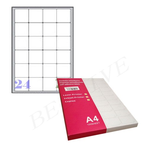 100 foglio etichette - foglio, adesive