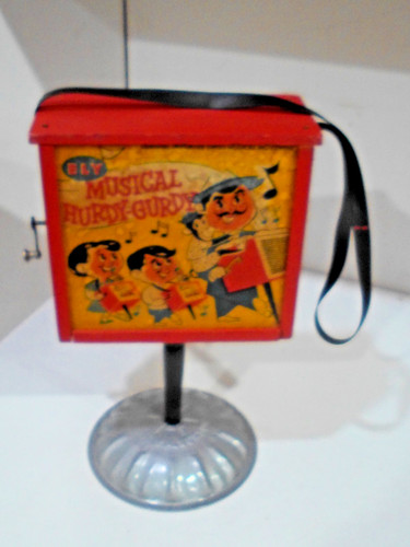 Music box hurdy gurdy - box,