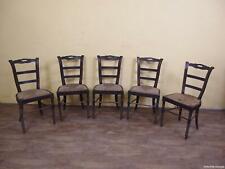 N. 5 SEDIE CAMPAGNOLE IN NOCE