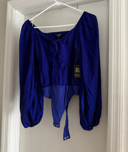 Body donna express blu - donna, spalle