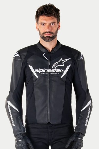 Giacca moto pelle racing - giacca, in