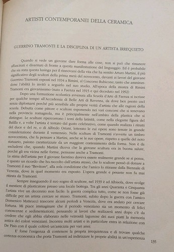 Guerrino tramonti ceramista - tramonti,, e