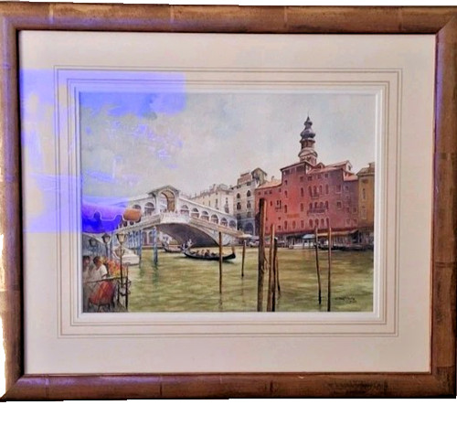 Grande acquerello paesaggio - grande,