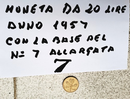 Rara moneta lire 1957 - rara,