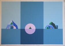 Keizo MORISHITA, Tempera su cartone, 1987 cm. 47x67,5 "Paesaggi immaginari"