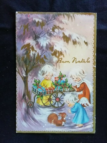 Cartolina buon natale bambini - cartolina,