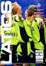 Oldham Athletic v Milton Keynes Dons 13/9/2008 Coca Cola League One. NUOVO. RARO.