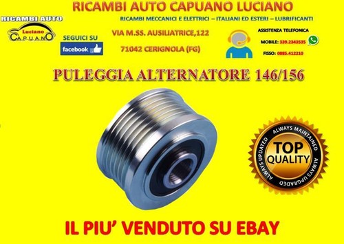 Puleggia alternatore alfa 145 - alternatore,