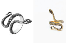 anello acciaio inox snake