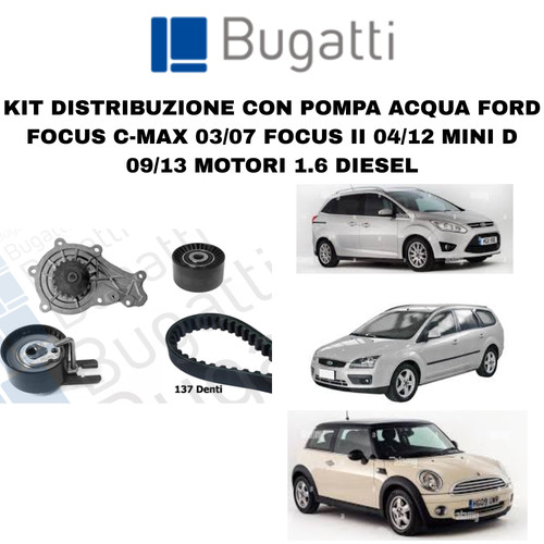 Distribuzione pompa acqua - c/pompa,