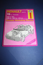 Manuale uso e manutenzione Haynes Renault 19
