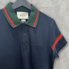 Polo Gucci verde e rossa con