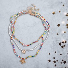 Collane di perline con semi