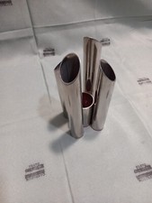 ARREDO ACCIAIO CANDELABRO DESIGN LAMPADA STELO FORSE ARCHITETTURA LINO SABATTINI