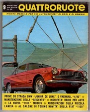 QUATTRORUOTE - N 81, SETTEMBRE - 1962