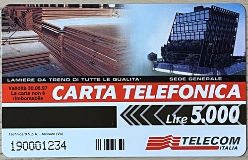 Carta telefonica manni - carta,