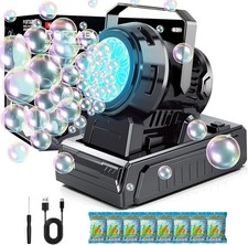 Macchina automatica a bolle LED - 20.000+ grandi bolle al minuto - 3 metodi di alimentazione