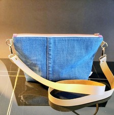 Borsa Jeans riutilizzato, blu