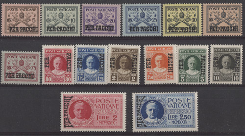 Vaticano 1931 pacchi - vaticano,