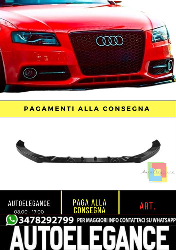 Splitter anteriore nero - 💕splitter,