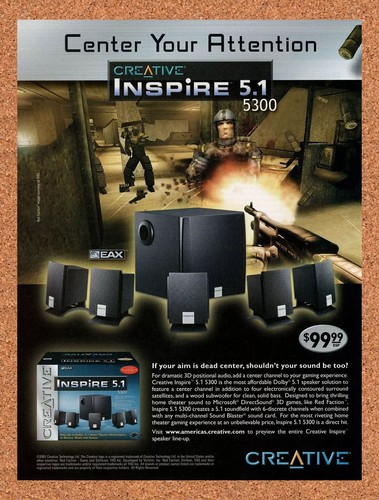 2001 red faction creative - 2001,