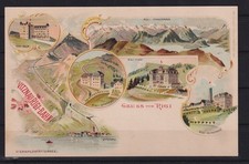 AK460) AK Ansichtskarte Schweiz : GRUSS VOM RIGI