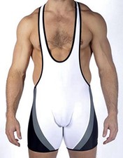 Aussiebum Singlet WrestleMe 2012 for Jock Sports Swimsuit Workout Men’s XXL