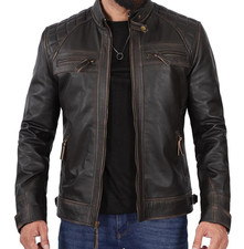 Giacca uomo stile cafe biker