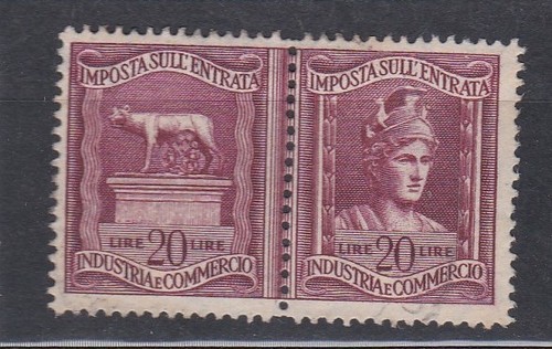 Italia 1946 marca da - da, bollo