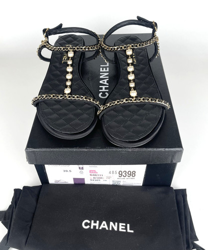 Sandali piatti chanel - chanel, con