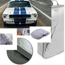 TELO COPRIAUTO TELATO FELPATO PER FORD MUSTANG SHELBY ANNO 1966 IMPERMEABILE ANT