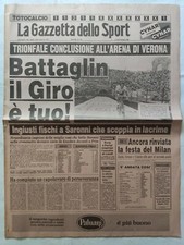GAZZETTA DELLO SPORT 8 GIUGNO