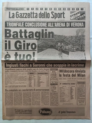 Gazzetta dello sport giugno - 8,