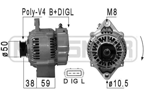 Alternatore suzuki alto ignis - suzuki,