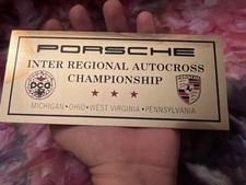 Rare Vintage Porsche Sign