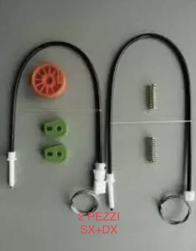Alza vetro posteriore dx - vetro, sx+dx