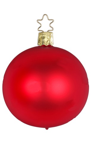 Inge glas ball - glas, rosso