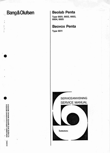 Manuale servizio bang - servizio,