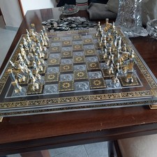 Scacchiera Credan Damasquinado In Oro 24 karati