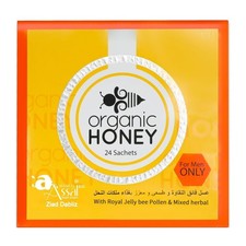 Miele Naturale Biologico con Pappa Reale e Polline d'Api - 24 Bustine Booster Energetico