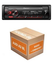 Autoradio con Pioneer MVH-S320BT per Audi A3 8L con concerto Bluetooth USB