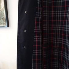 Impermeabile uomo classico blu