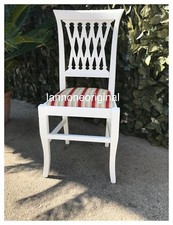 SEDIA BIANCA BIANCO  IN LEGNO