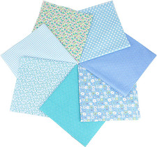 7 Pezzi Tessuto Cotone, 50 ×