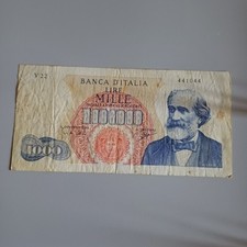 Banconota Rara Italiana Da