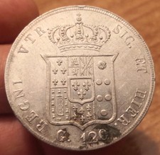 Moneta Piastra 120 Grana 1856