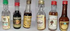 Lotto Bottiglie Alcolici Mignon Genzianella Achino Fundador Brandy Creola London