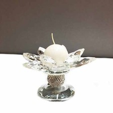  Candelabro cristallo riflessi portacandele bomboniera per candela