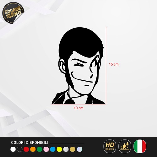 Adesivo lupin iii decal - lupin,
